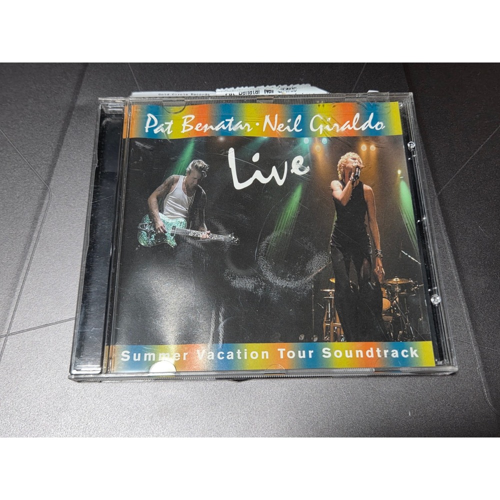 Pat Benatar Neil Giraldo Live Summer Vacation Tour Soundtrack CD 2001 GC-50024-2